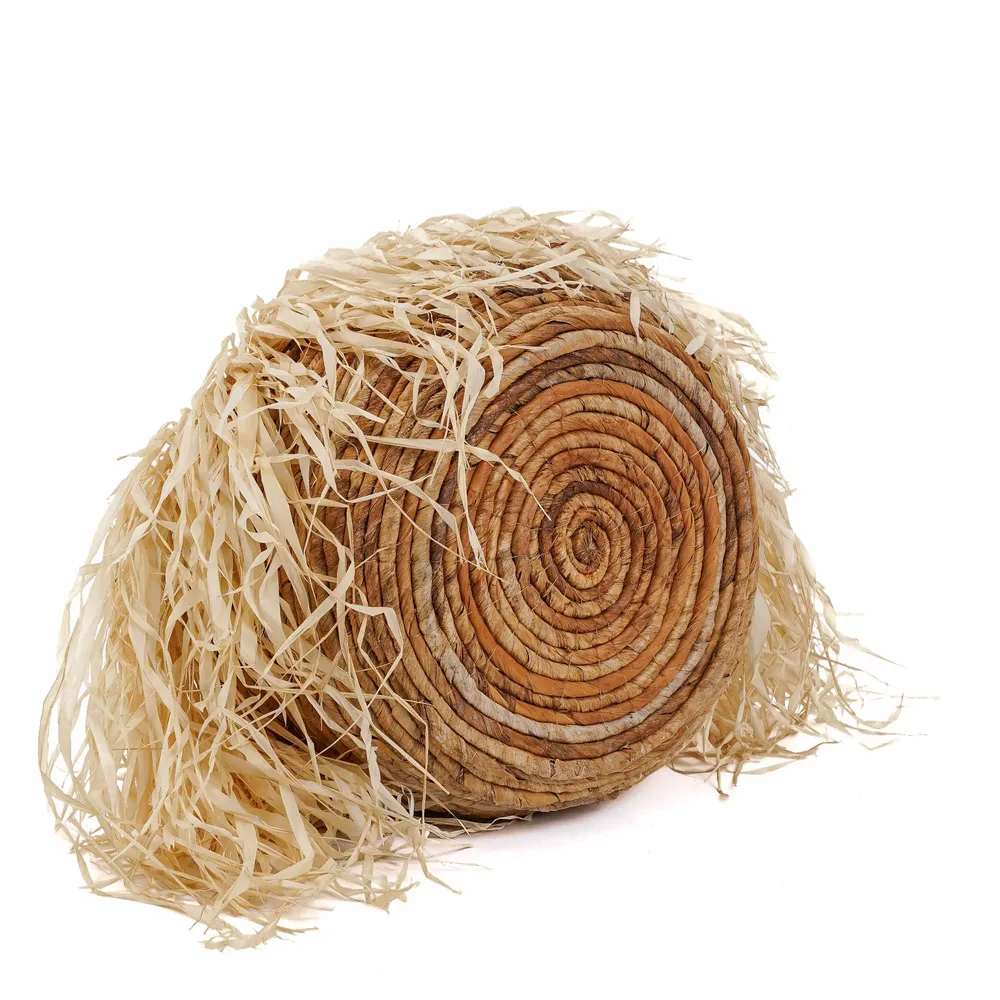 Baskets - The Raffia Basket - M - BAZAR BIZAR LIVING
