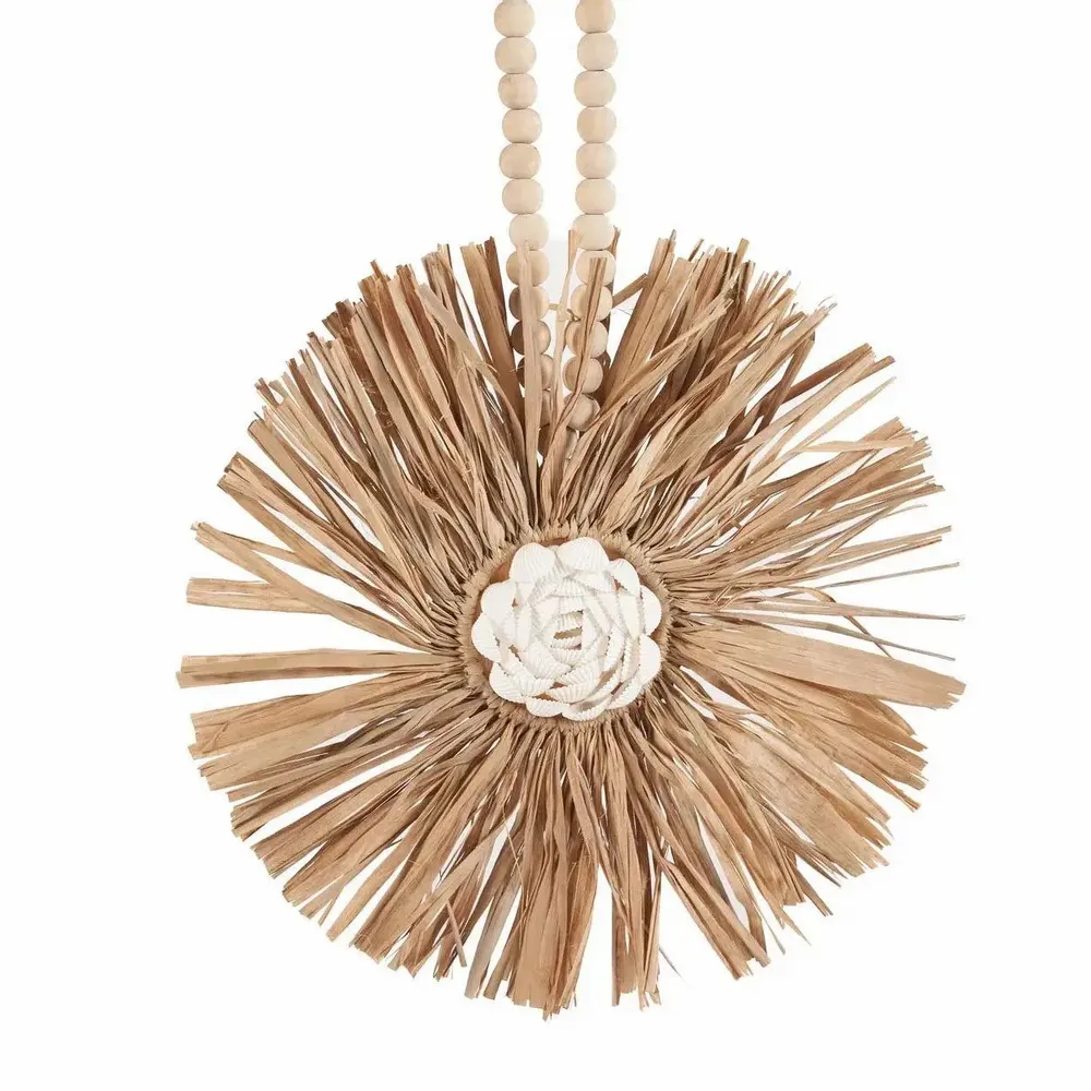 Objets de décoration - Le Pompon Raffia Bunga - Naturel - BAZAR BIZAR LIVING