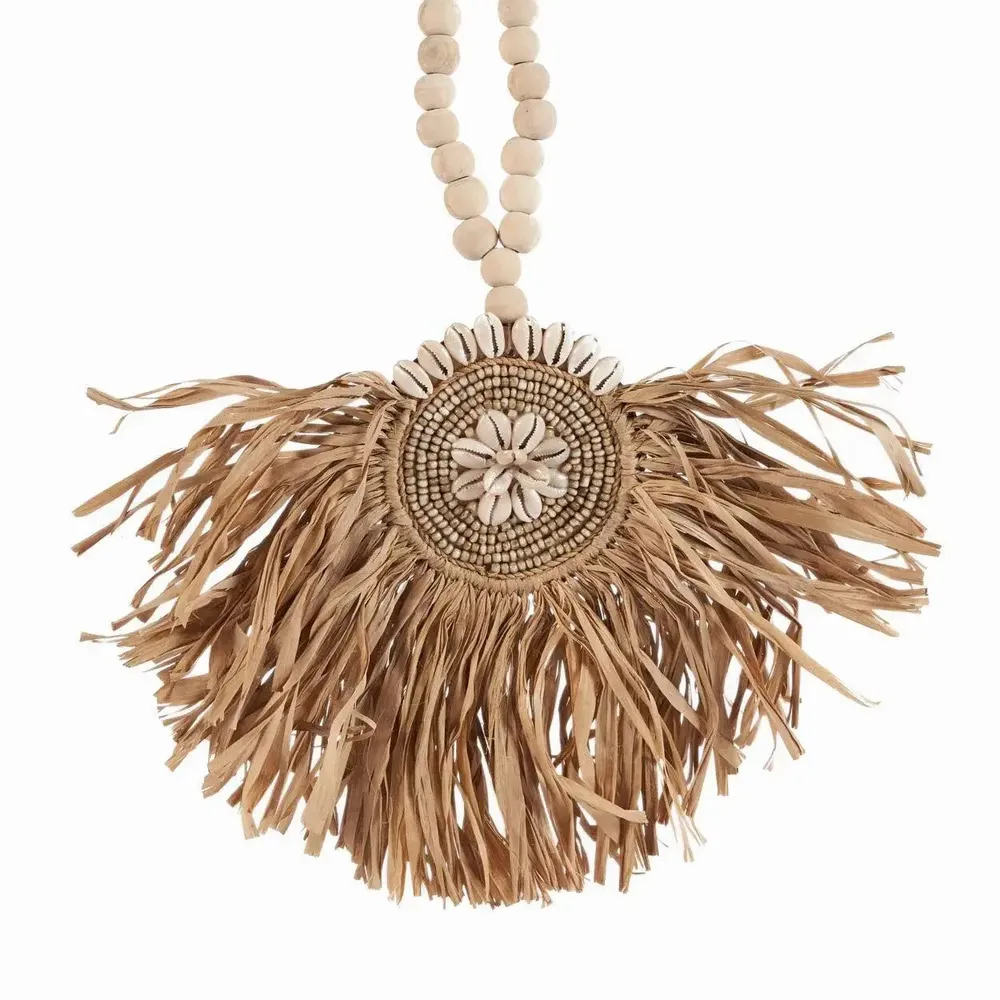 Objets de décoration - Le Pompon Raffia Tajoe - Naturel - BAZAR BIZAR LIVING