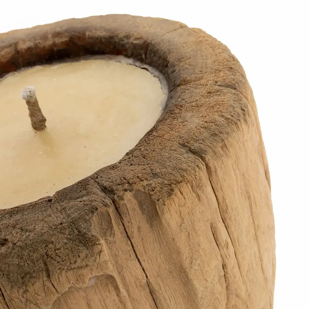 Bougeoirs et photophores  - Le Bougeoir Candle Trunk – Naturel - BAZAR BIZAR LIVING