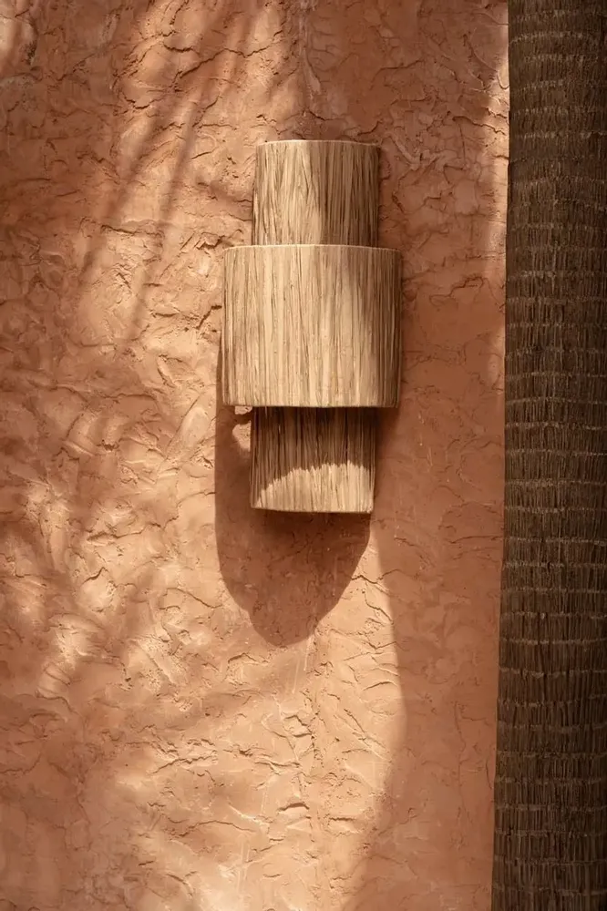 Wall lamps - The Ohana Wall Applique - Natural - BAZAR BIZAR LIVING