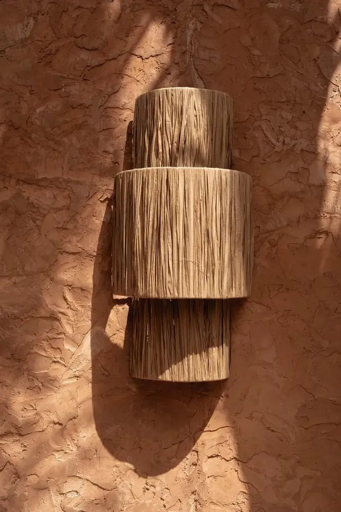 Wall lamps - The Ohana Wall Applique - Natural - BAZAR BIZAR LIVING