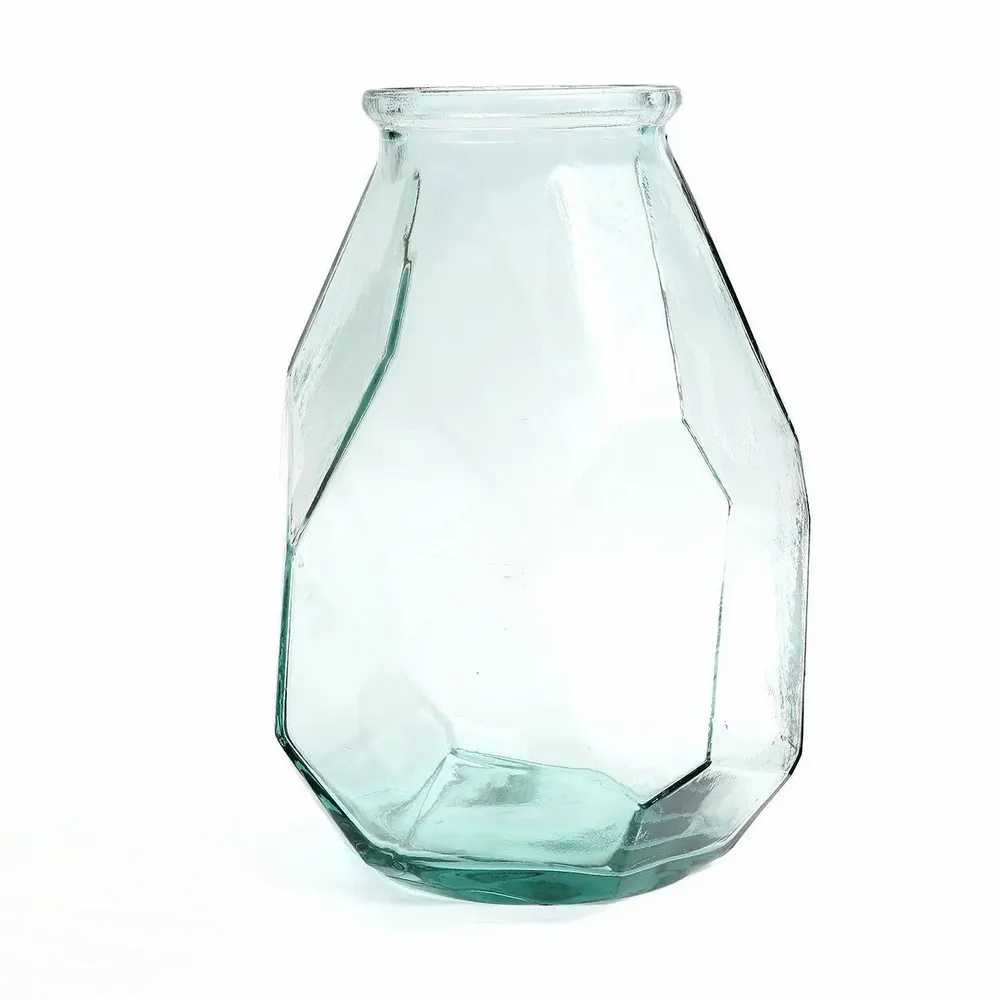 Vases - The Long Origami Vase - Blue - BAZAR BIZAR LIVING