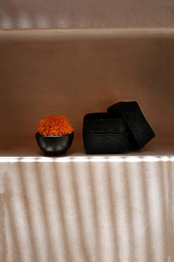 Coffrets et boîtes - Le Panier Perlé - Noir - M - BAZAR BIZAR LIVING