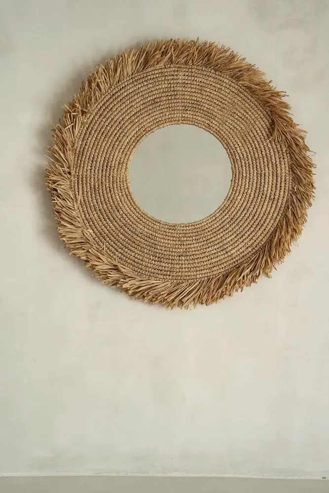 Mirrors - The Yema Mirror - Natural - L - BAZAR BIZAR LIVING