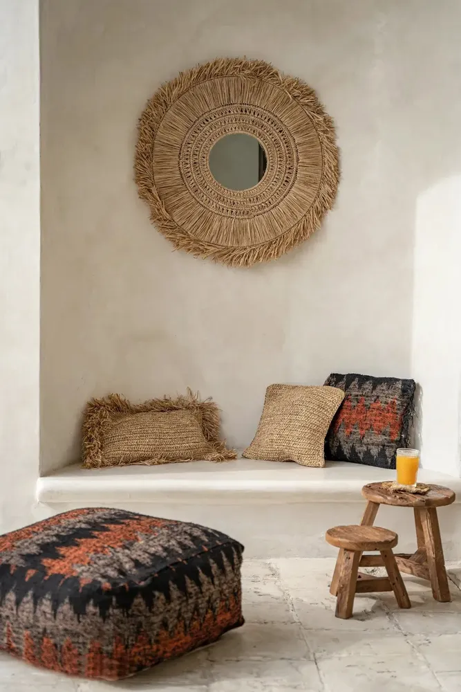 Objets de décoration - La Housse De Coussin En Raphia Rectangulaire - Naturelle - 30x50 - BAZAR BIZAR LIVING