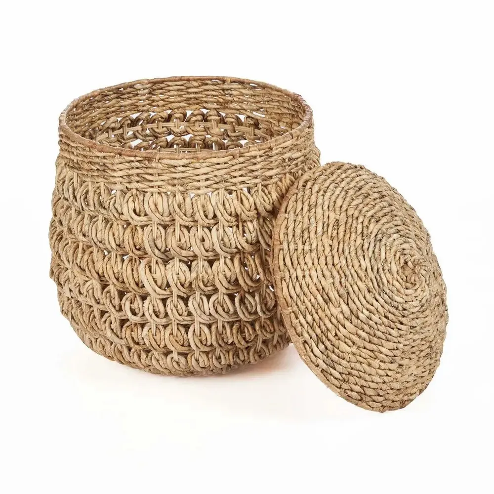 Baskets - The Tarajih Basket - Natural - L - BAZAR BIZAR LIVING