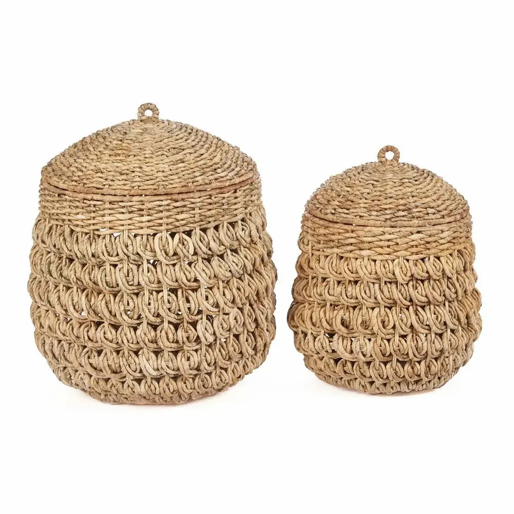 Baskets - The Tarajih Basket - Natural - L - BAZAR BIZAR LIVING
