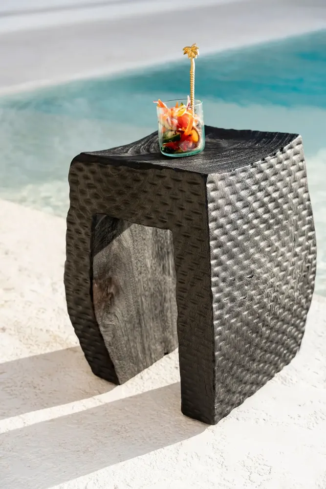 Stools - The Montano Stool - Black - BAZAR BIZAR LIVING