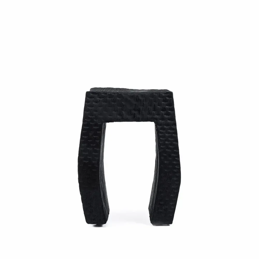 Stools - The Montano Stool - Black - BAZAR BIZAR LIVING