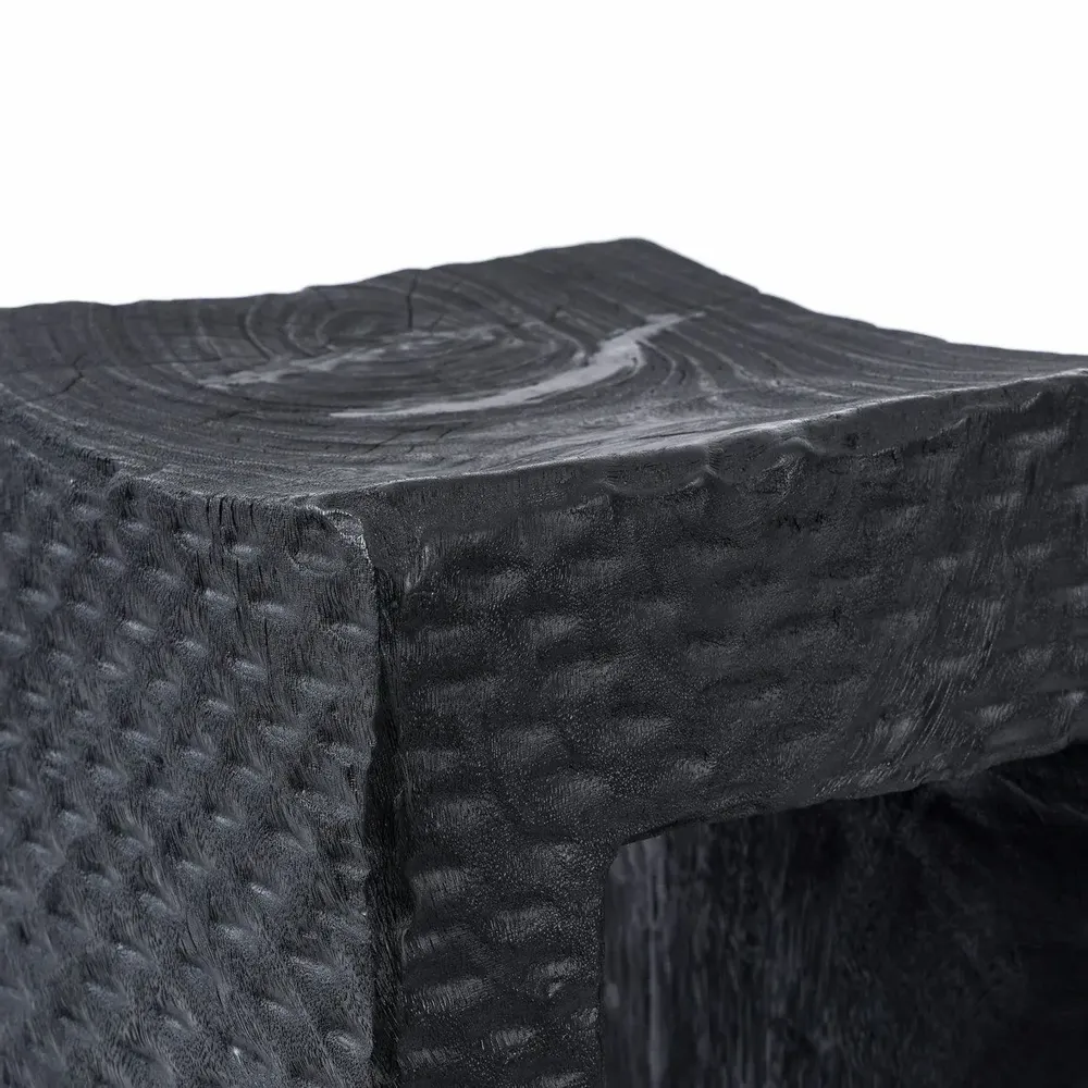 Stools - The Montano Stool - Black - BAZAR BIZAR LIVING