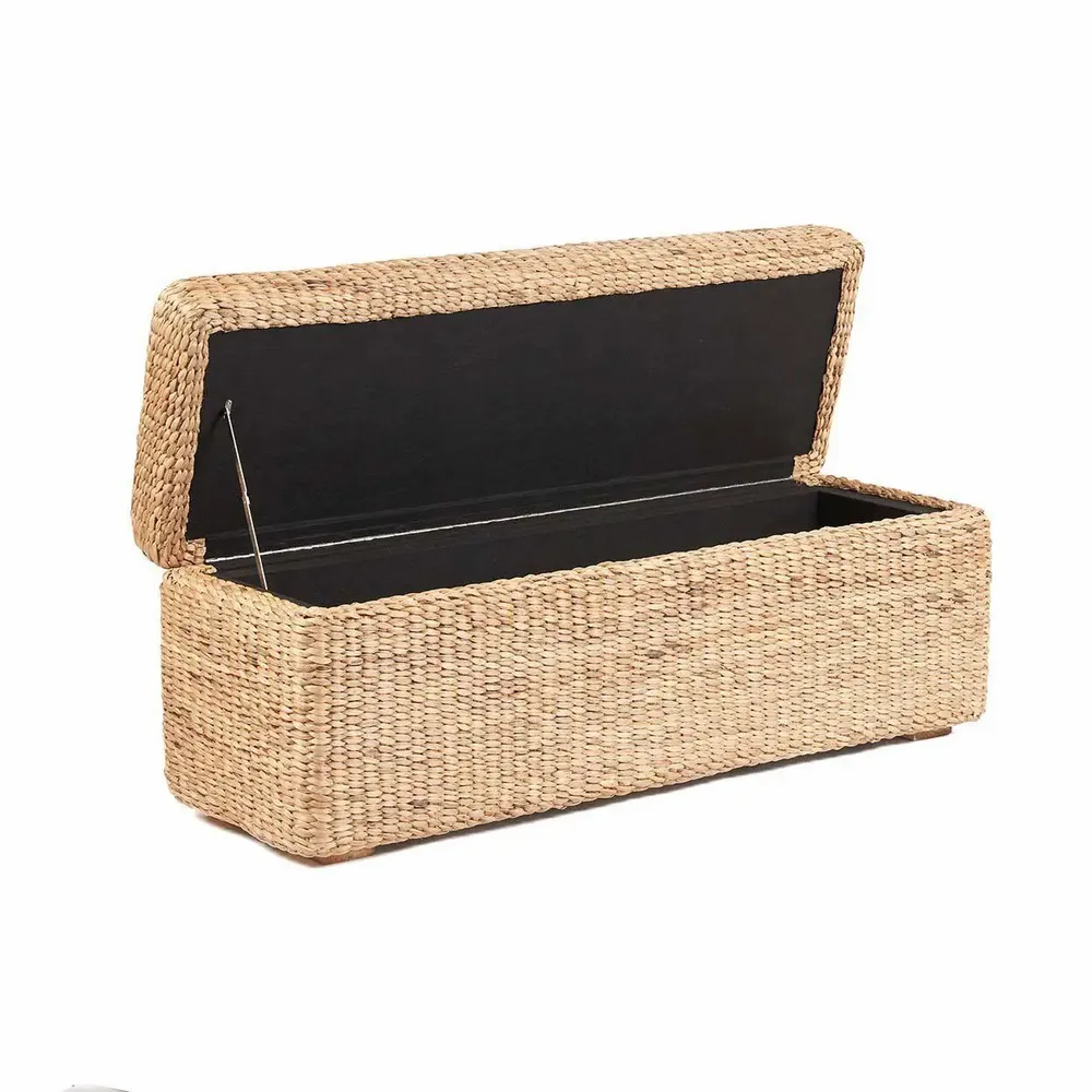 Ottomans - The Big Sure Storage Ottoman - Natural - BAZAR BIZAR LIVING