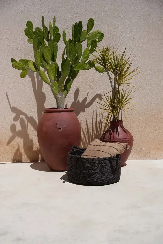 Baskets - Les Quatre Mains Baskets - Black - L - BAZAR BIZAR LIVING