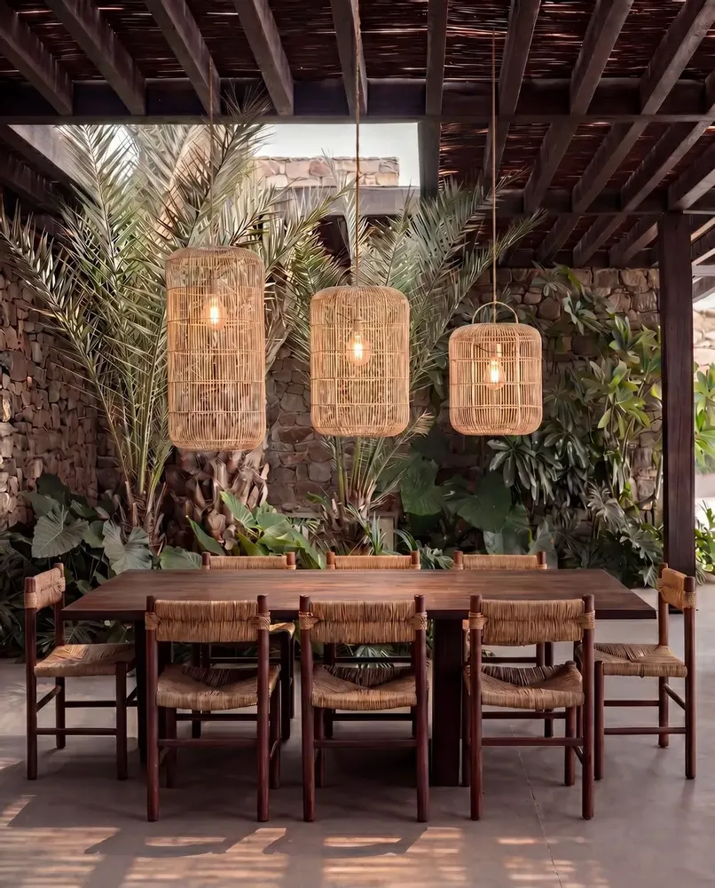 Blinds - The Bozelo Pendant - Natural - L - BAZAR BIZAR LIVING