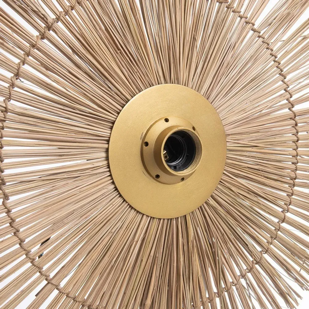 Ceiling lights - The Beausoleil Wall Lamp - Natural Gold - M - BAZAR BIZAR LIVING