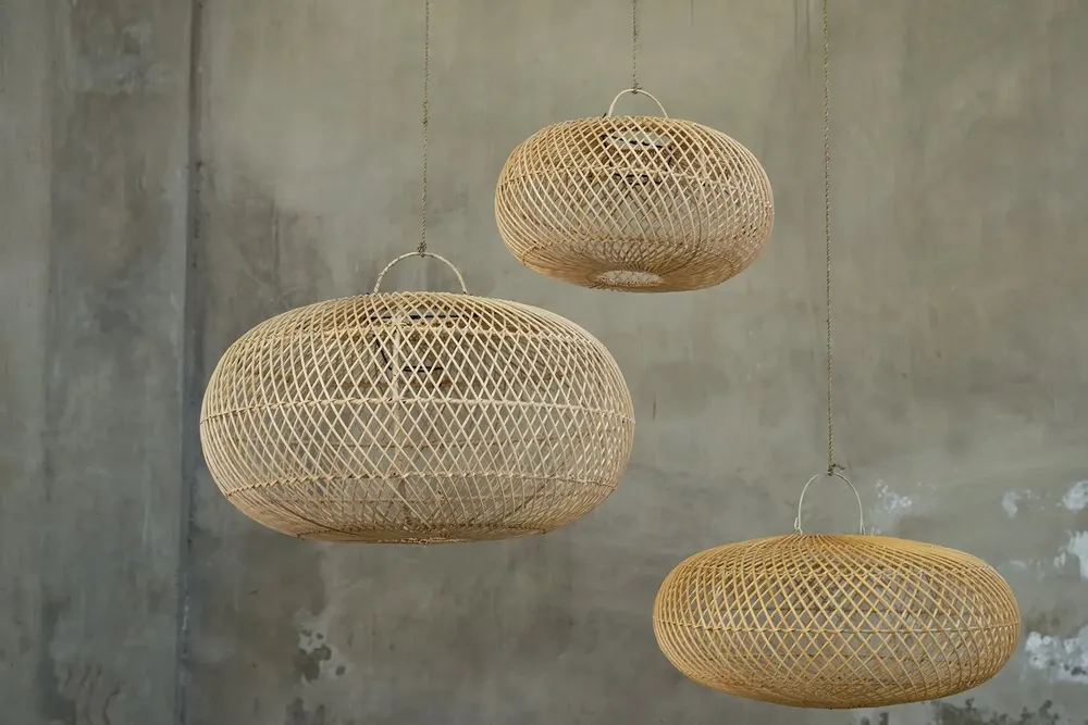 Blinds - The Wholly Pendant - Natural - L - BAZAR BIZAR LIVING
