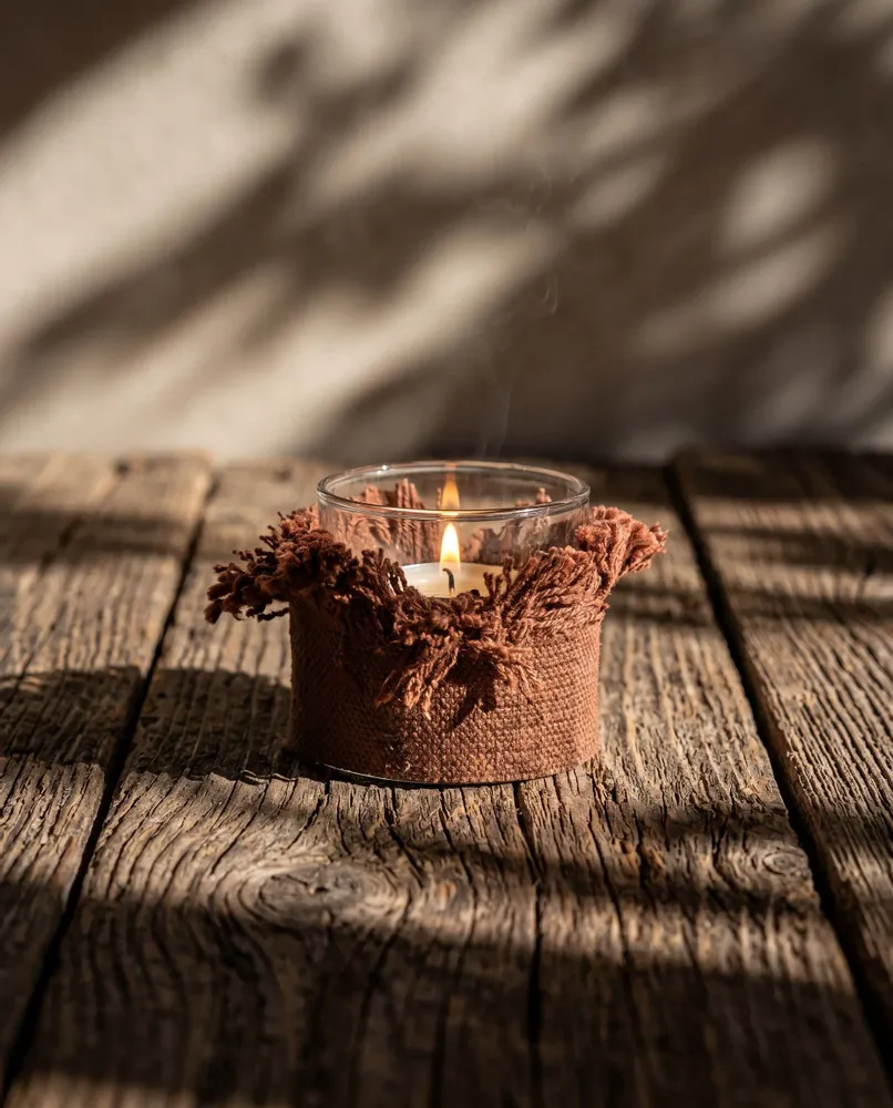 Candlesticks and candle holders - The Oh My Gee Candle Holder - BurgundyVelvet - S - BAZAR BIZAR LIVING