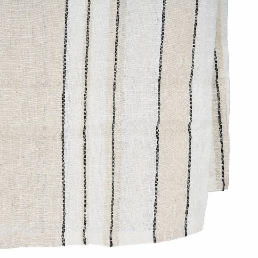 Nappes - La Nappe Provence - Noir Blanc Naturel - 150x250 - BAZAR BIZAR LIVING