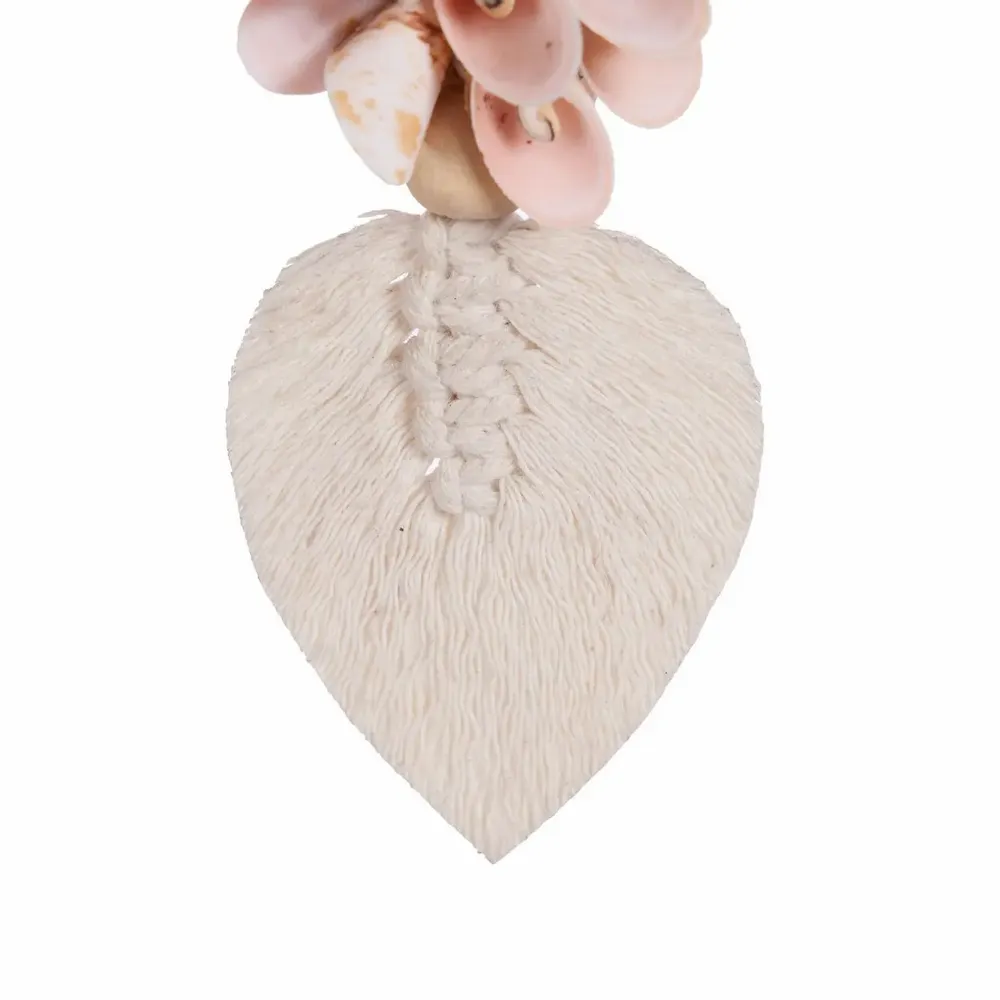 Decorative objects - The Shiva Shell Keychain - Pink White - BAZAR BIZAR LIVING