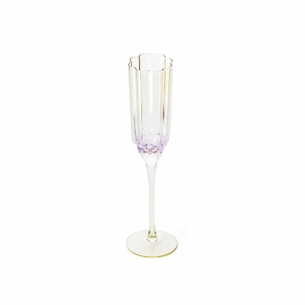 Glass - The Pink Blush Champagne Flute - Pink - BAZAR BIZAR LIVING