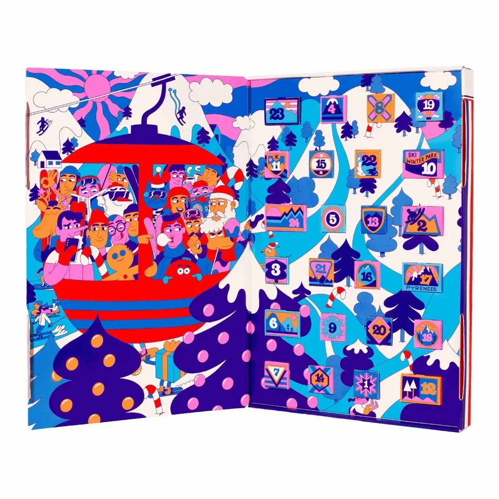 Chocolat - Le Calendrier de l'Avent \ « Noël au ski - LE CHOCOLAT DES FRANCAIS