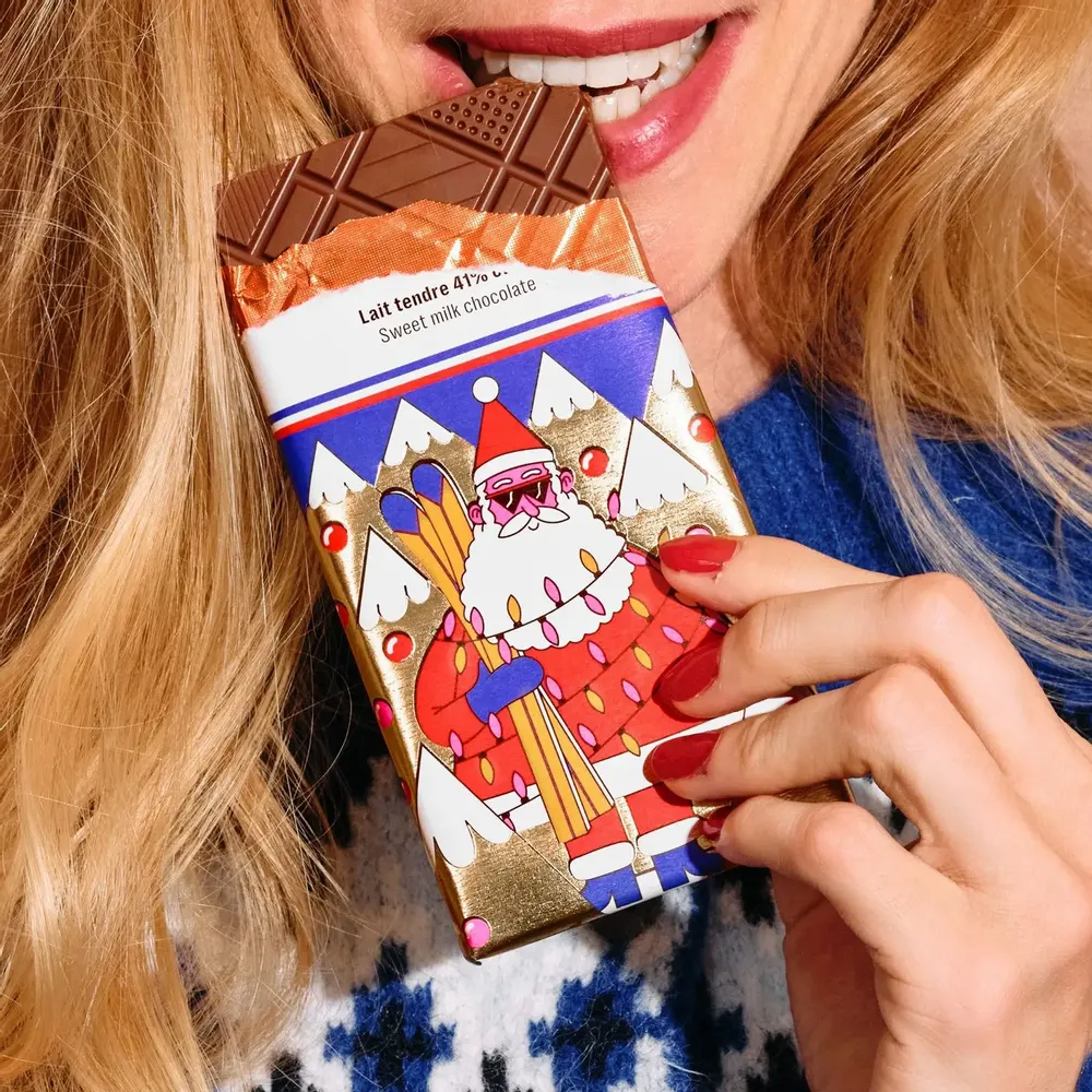 Chocolate - Soft milk chocolate bar 41% cocoa - organic - LE CHOCOLAT DES FRANCAIS