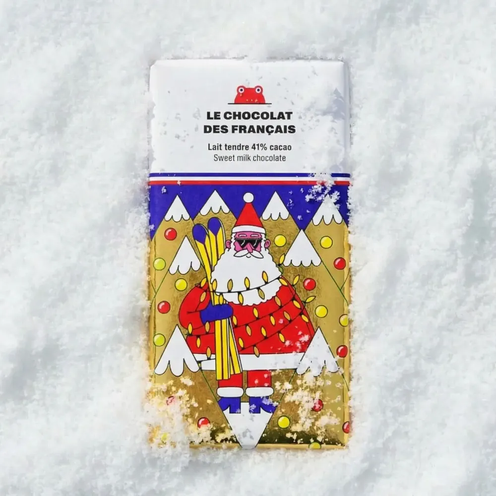 Chocolate - Soft milk chocolate bar 41% cocoa - organic - LE CHOCOLAT DES FRANCAIS