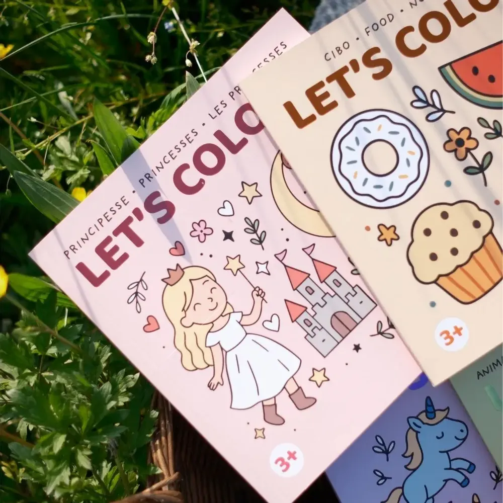 Children's arts and crafts - Let's Color - Kawaii Coloring Books - SASSI