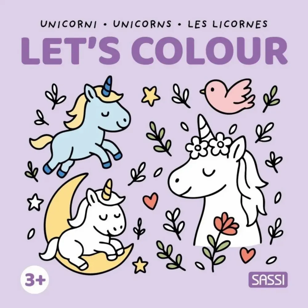 Children's arts and crafts - Let's Color - Kawaii Coloring Books - SASSI