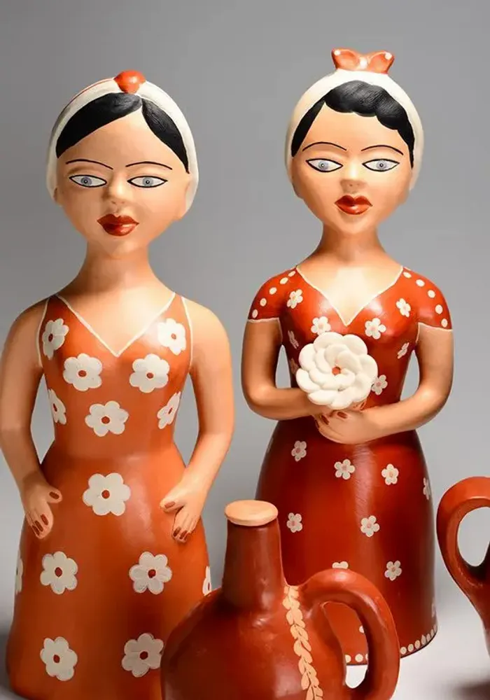 Decorative objects - Ceramic figurative scupltures - VALE DO JEQUITINHONHA
