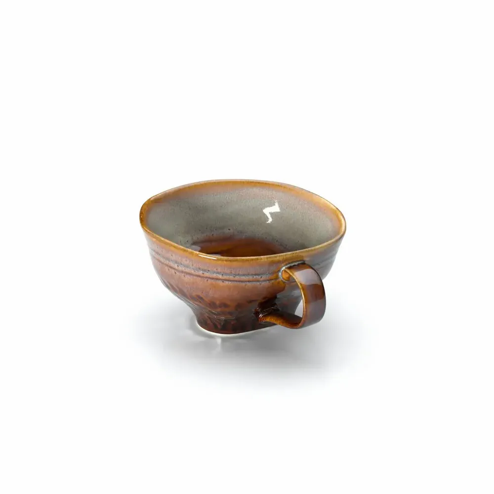 Mugs - The Smoked Horizon Mug - Brown Grey - M - BAZAR BIZAR LIVING