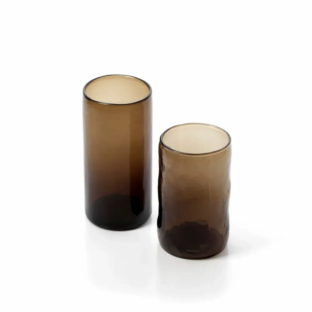 Glass - The Dusk High Tumbler - Charcoal - L - BAZAR BIZAR LIVING