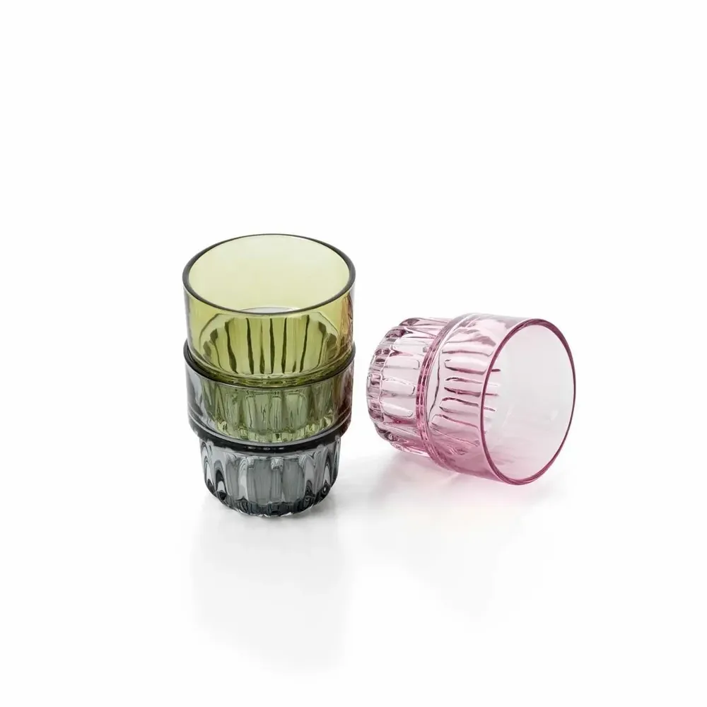 Glass - The Faceted Tumbler - Blush - BAZAR BIZAR LIVING