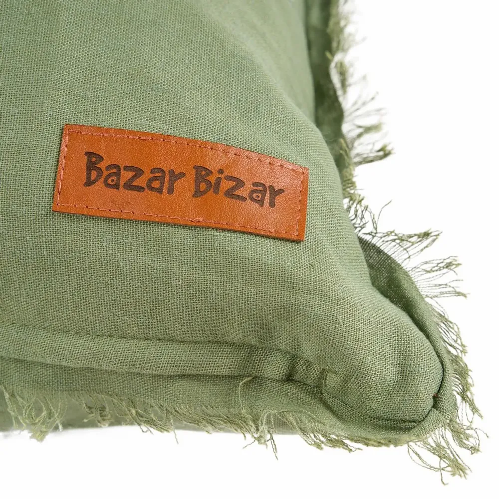 Cushions - The Minty Fresh Cushion Cover - Green - BAZAR BIZAR LIVING