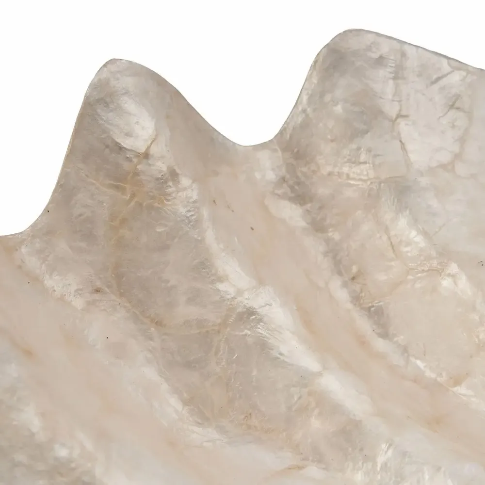 Soap dishes - The Mother of Pearl Soap Dish - White - M - BAZAR BIZAR LIVING