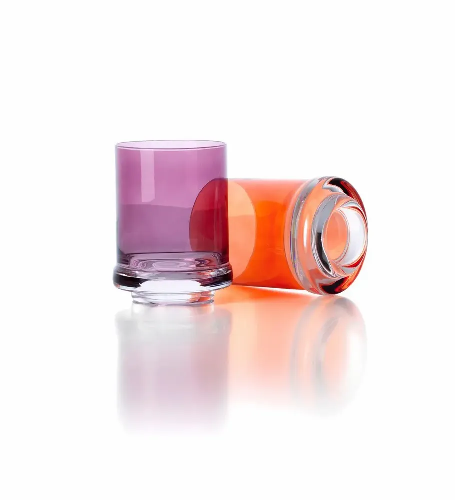 Glass - The DOF Tumbler - Orange - BAZAR BIZAR LIVING