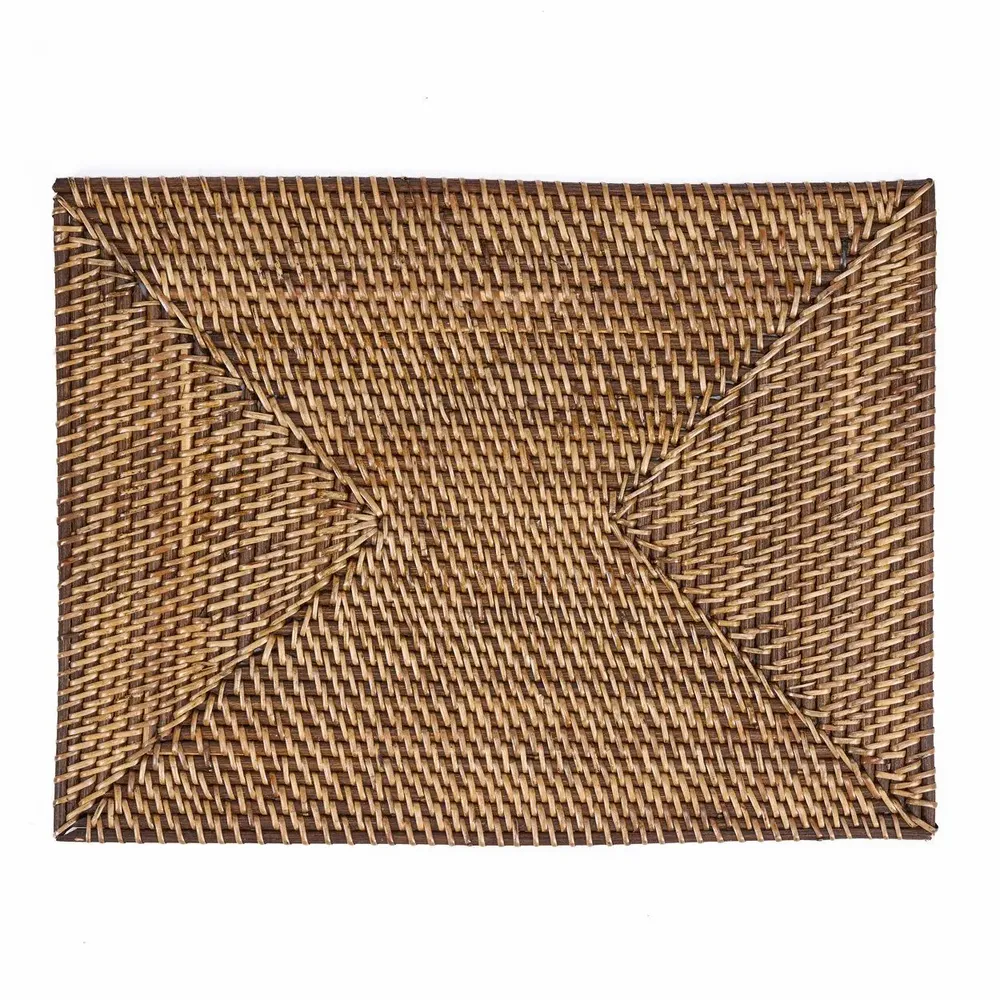 Sets de table - Set De Table Rectangulaire Colonial - Brun Naturel - BAZAR BIZAR LIVING
