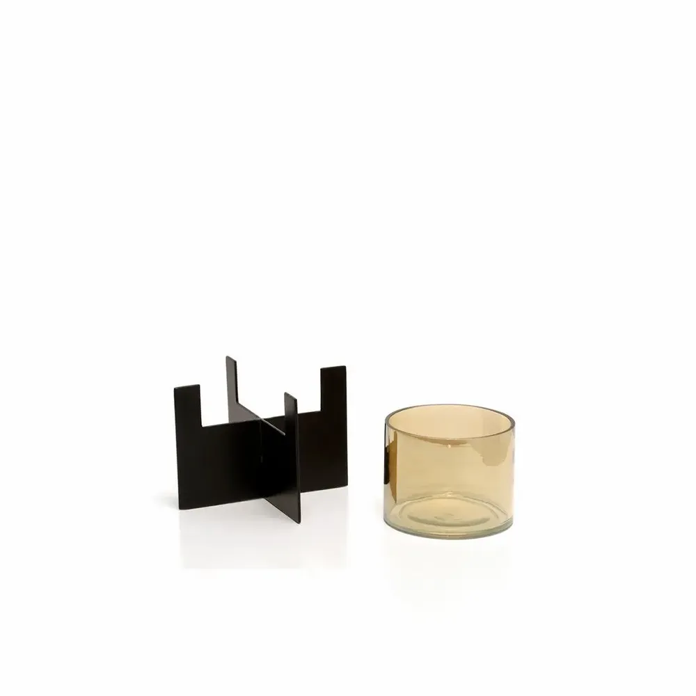 Candlesticks and candle holders - The Hurricane X - Black - High - BAZAR BIZAR LIVING
