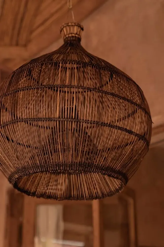 Blinds - The Desert Gourd Pendant - Dark Walnut - S - BAZAR BIZAR LIVING