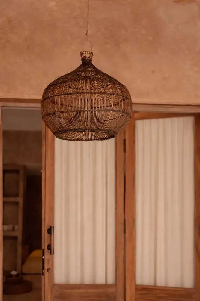 Blinds - The Desert Gourd Pendant - Dark Walnut - S - BAZAR BIZAR LIVING
