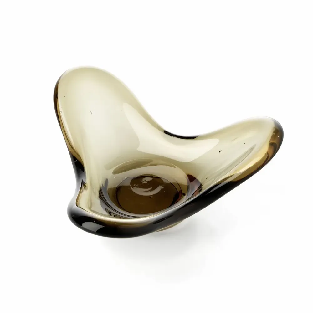 Bougeoirs et photophores  - Le Bougeoir Liquid Form - Fumé - BAZAR BIZAR LIVING
