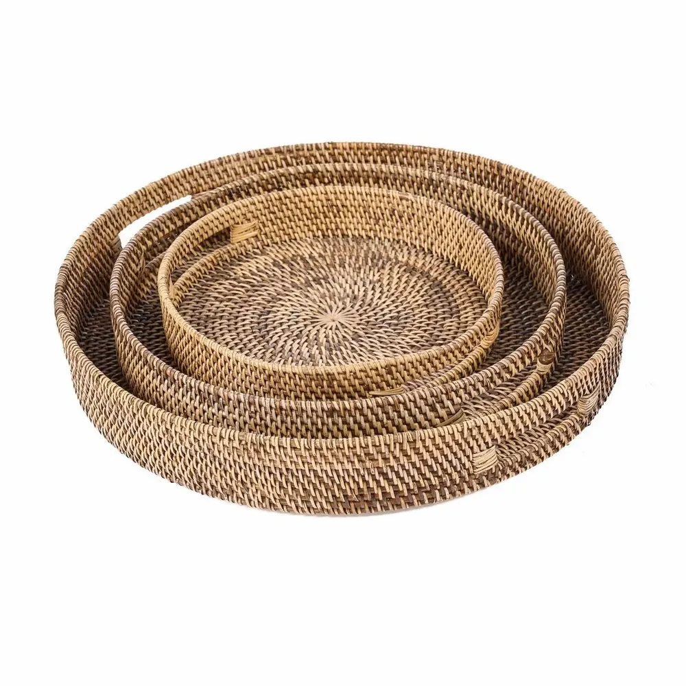 Trays - The Carry-All Trays - Natural Brown - L - BAZAR BIZAR LIVING