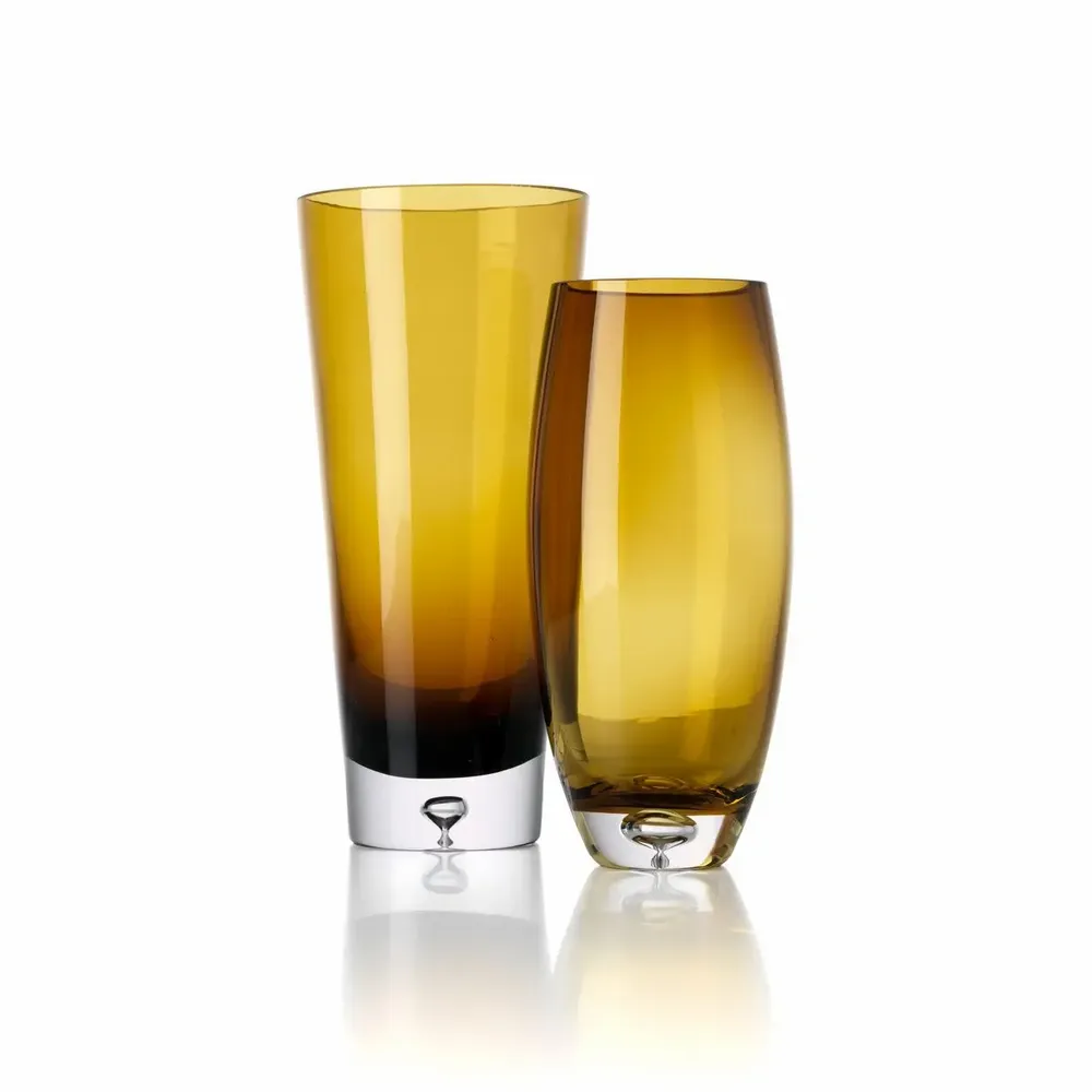 Vases - The Honey Glow Vase - Brown Gold - M - BAZAR BIZAR LIVING