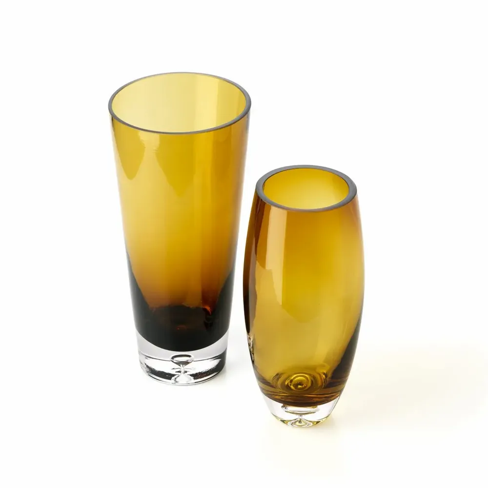 Vases - The Honey Glow Vase - Brown Gold - M - BAZAR BIZAR LIVING
