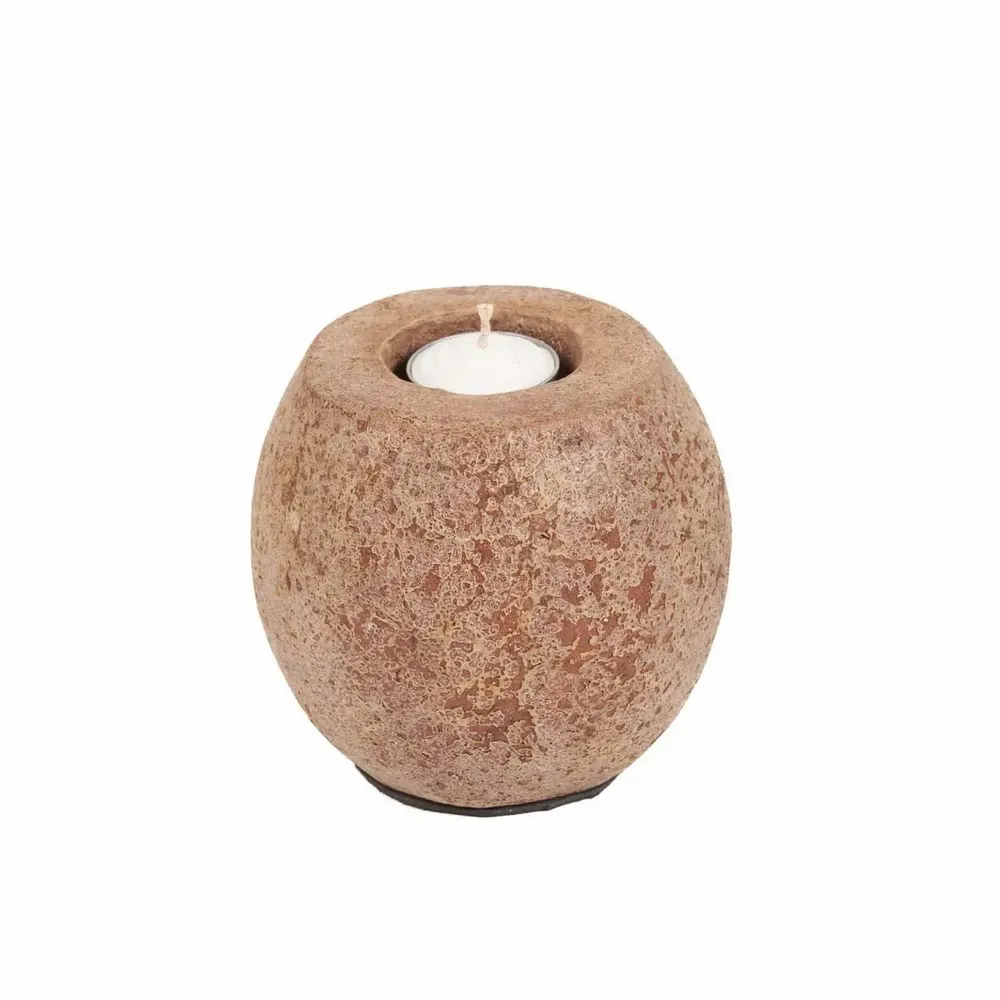Bougeoirs et photophores  - Le Bougeoir Cavestone - Marron - BAZAR BIZAR LIVING