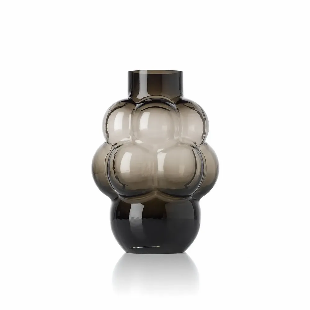 Vases - Le Vase Grape – Gris Foncé – L - BAZAR BIZAR LIVING