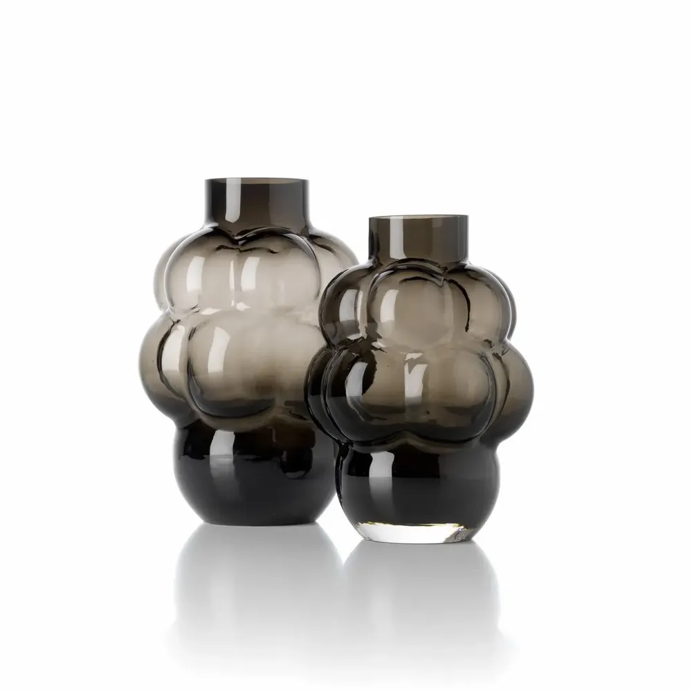 Vases - Le Vase Grape – Gris Foncé – L - BAZAR BIZAR LIVING