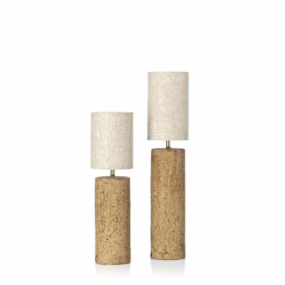 Table lamps - The Totem Table Lamp - Mud - M - BAZAR BIZAR LIVING