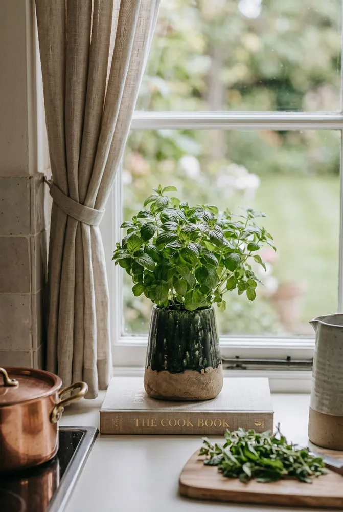 Flower pots - The Moss Conical Planter - Concrete Green - M - BAZAR BIZAR LIVING