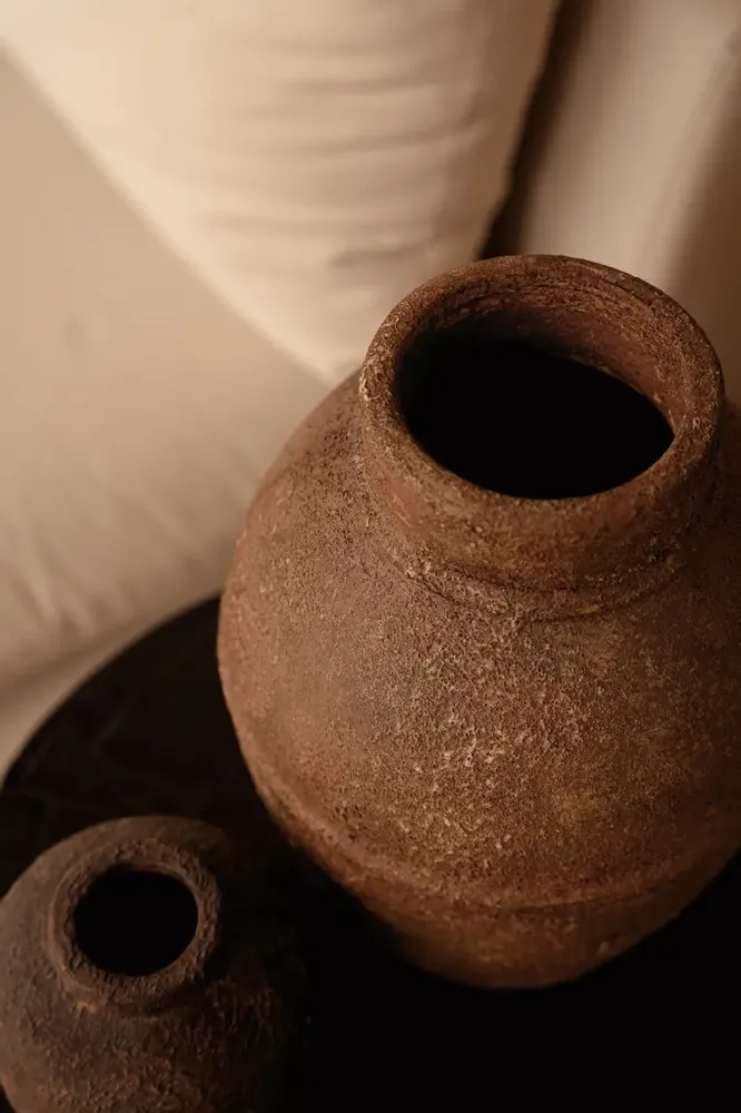 Vases - L’Amphore Rustica Vase - Terre Cuite - L - BAZAR BIZAR LIVING